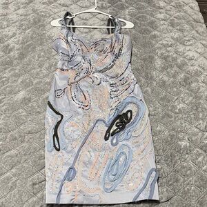 Mandalay Elegant Multicolor Embellished Dress